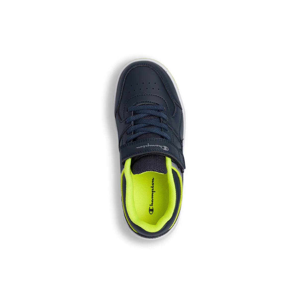 Sneakers blu da bambino con logo laterale Champion Rebound Low B PS - Image 8
