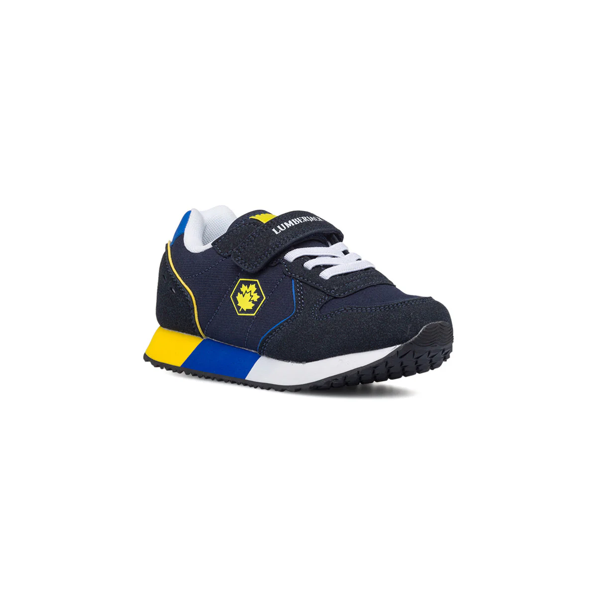 Sneakers blu da bambino con logo laterale Lumberjack Stormy - Image 2