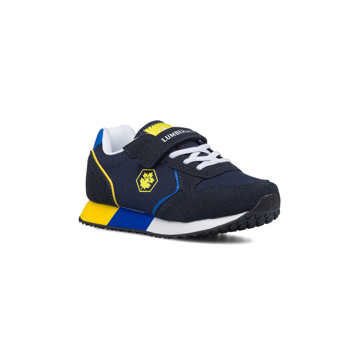 Sneakers blu da bambino con logo laterale Lumberjack Stormy - Image 2