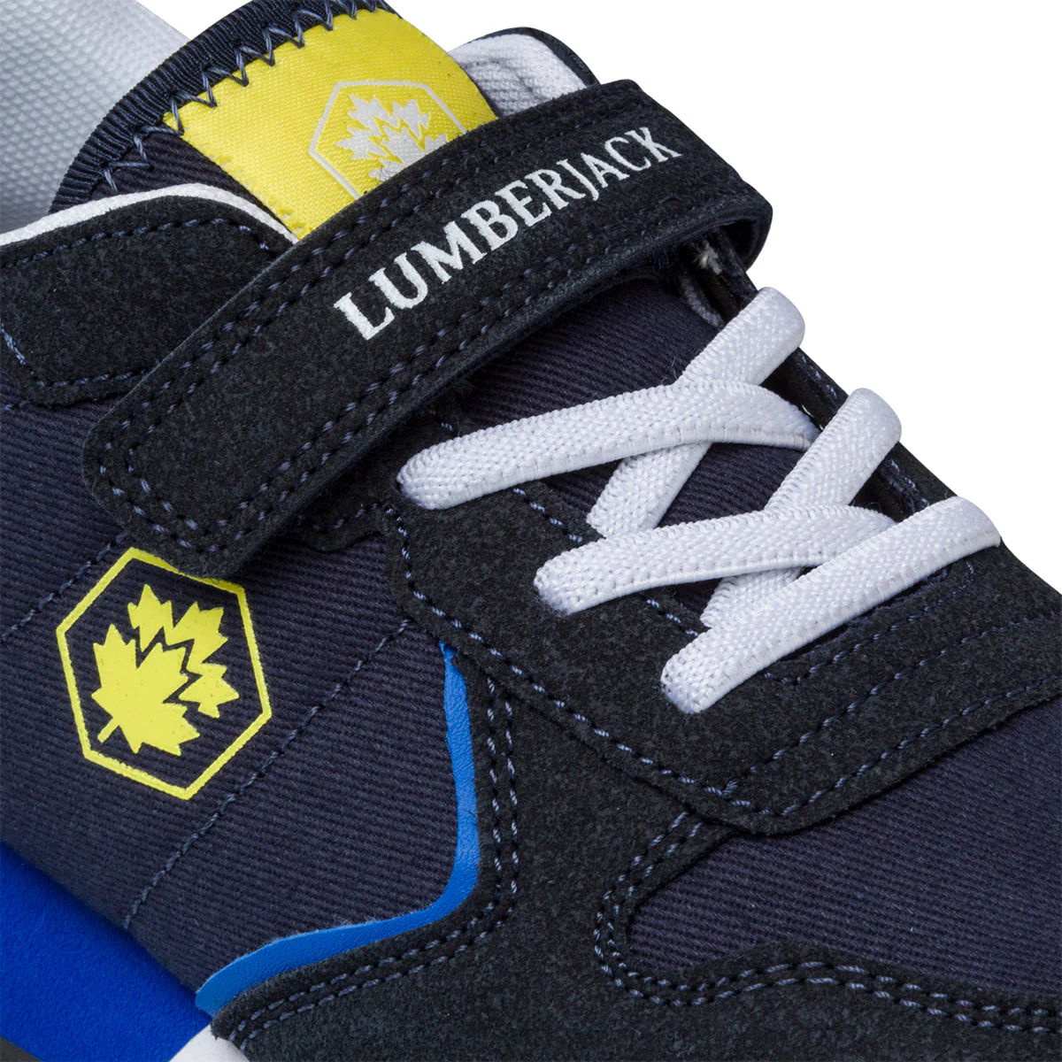 Sneakers blu da bambino con logo laterale Lumberjack Stormy - Image 5