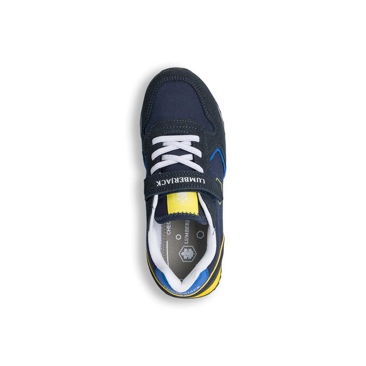Sneakers blu da bambino con logo laterale Lumberjack Stormy - Image 6