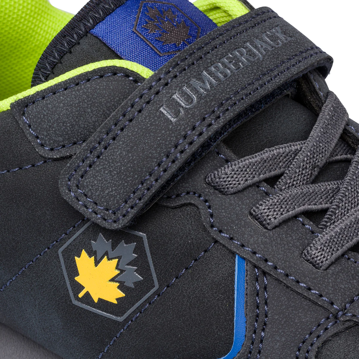 Sneakers blu da bambino con logo laterale Lumberjack Stormy - Image 6