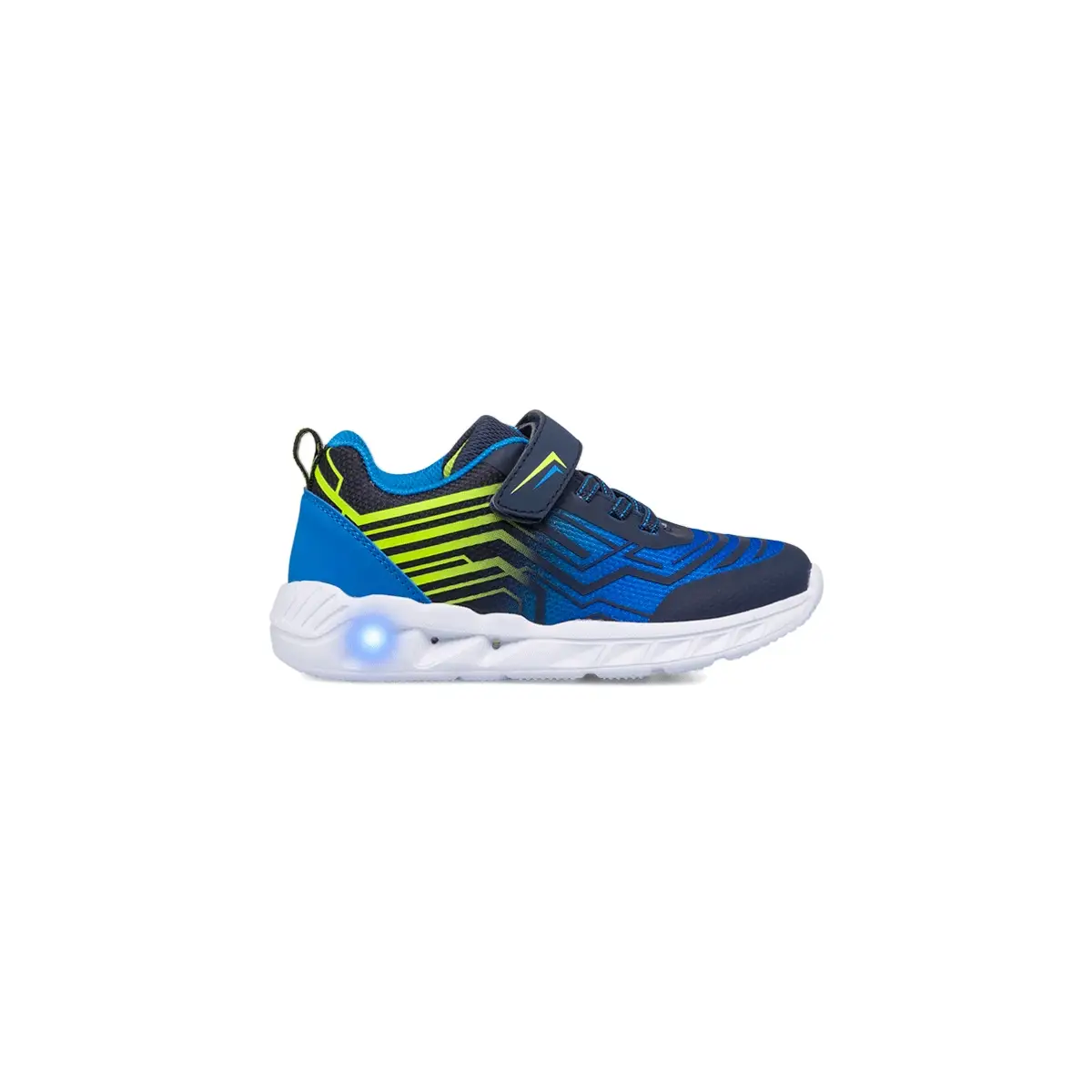 Sneakers blu da bambino con luci nella suola Birilli&Monelli