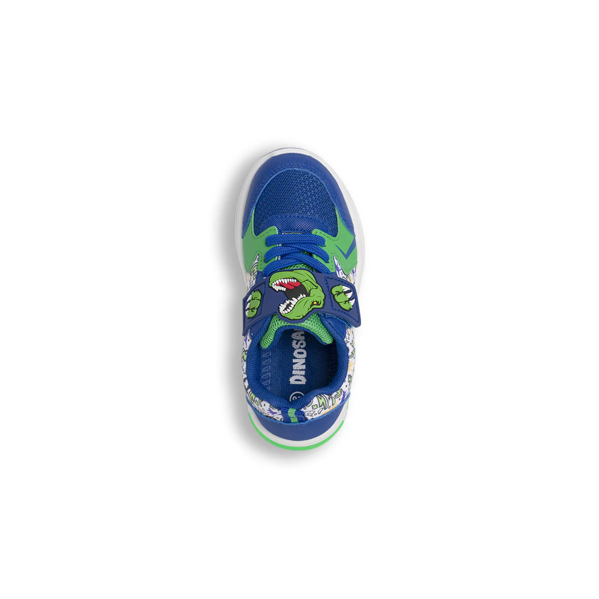 Sneakers blu da Bambino con luci nella suola e stampe Dinosauri - Image 6
