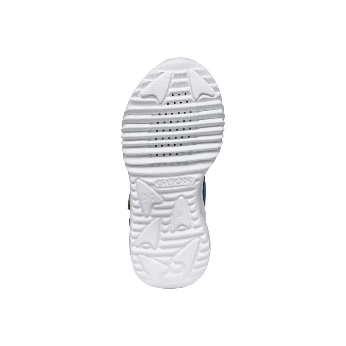 Sneakers blu da Bambino con Luci nella suola e strappo Geox - Image 6