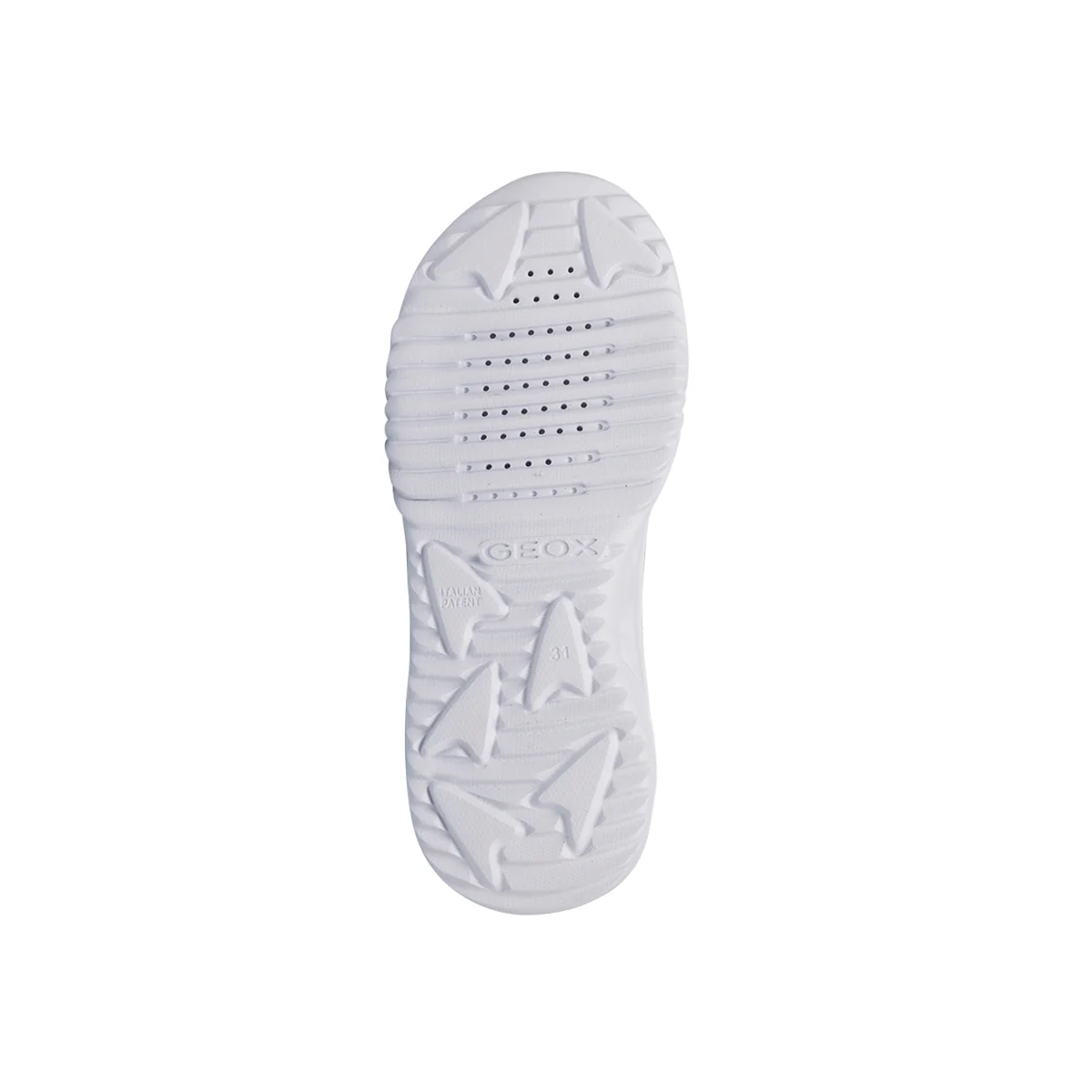 Sneakers blu da bambino con luci nella suola Geox Assister - Image 4