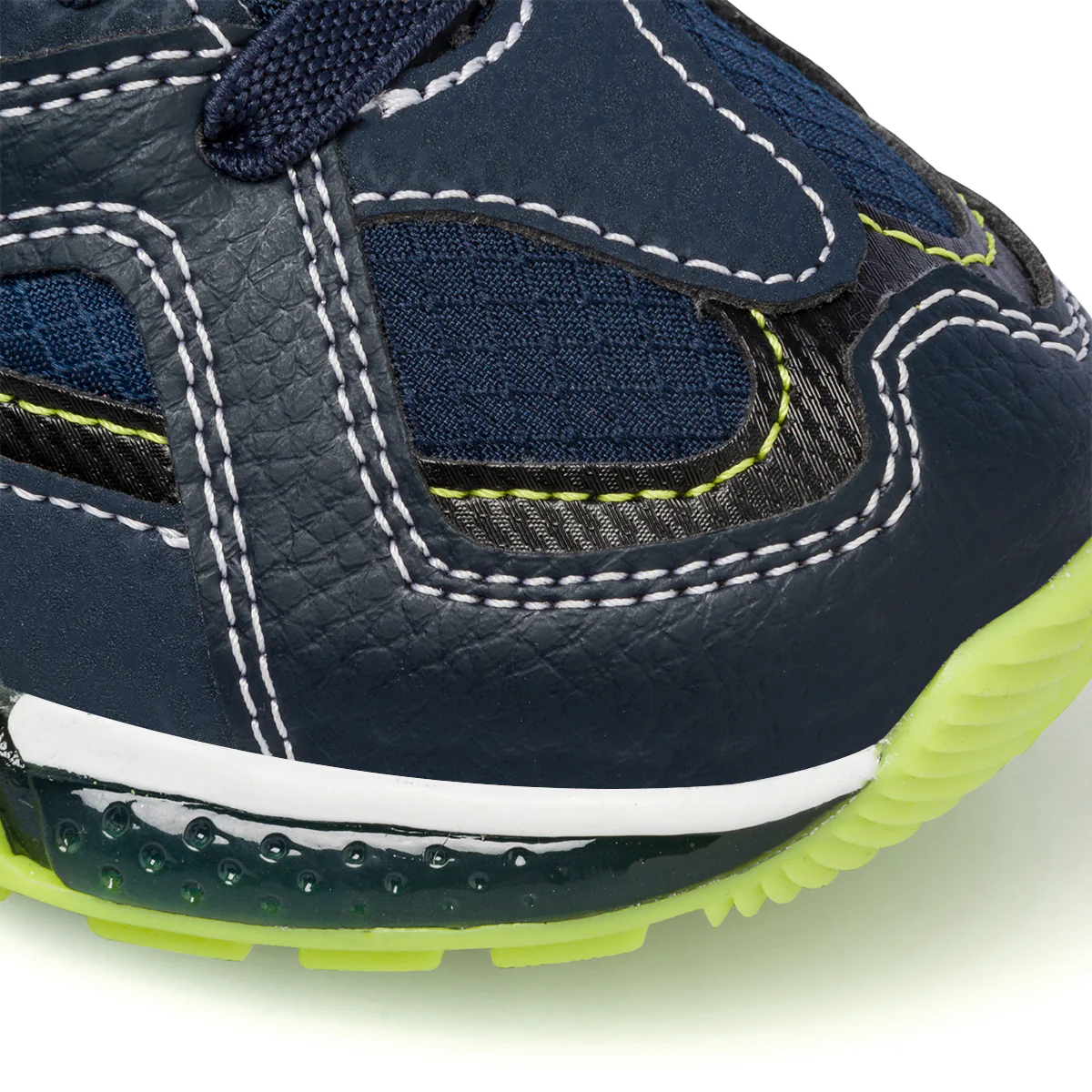 Sneakers blu da bambino con luci nella suola Geox Bayonic - Image 10