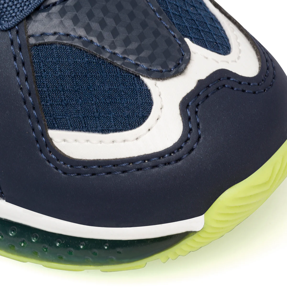 Sneakers blu da bambino con luci nella suola Geox Bayonic - Image 5