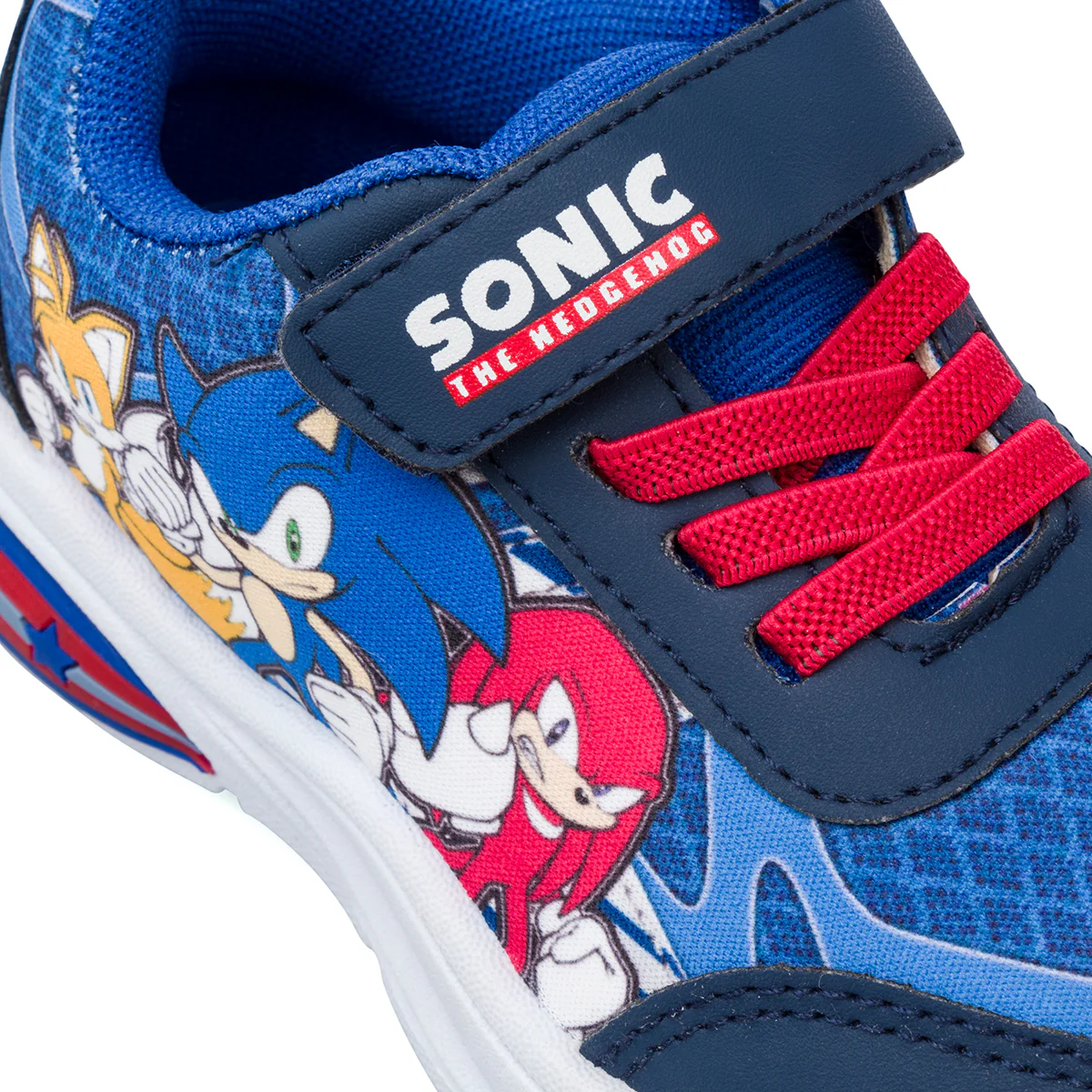 Sneakers blu da Bambino con luci nella tomaia e stampa Sonic - Image 5