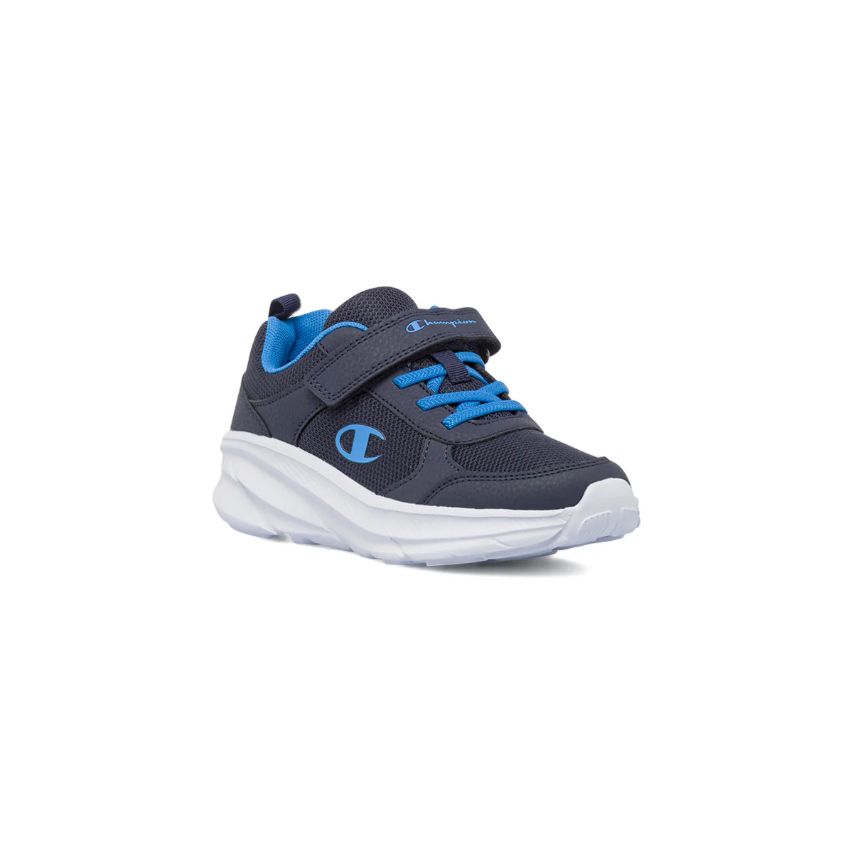 Sneakers blu da bambino con strappo Champion - Image 2