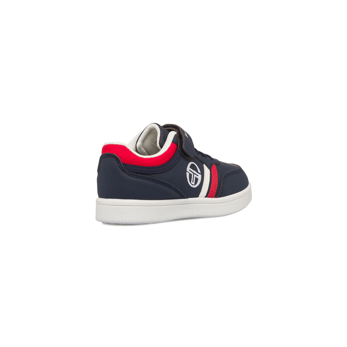 Sneakers blu da bambino con velcro e dettagli bianchi e rossi Sergio Tacchini Coby - Image 3