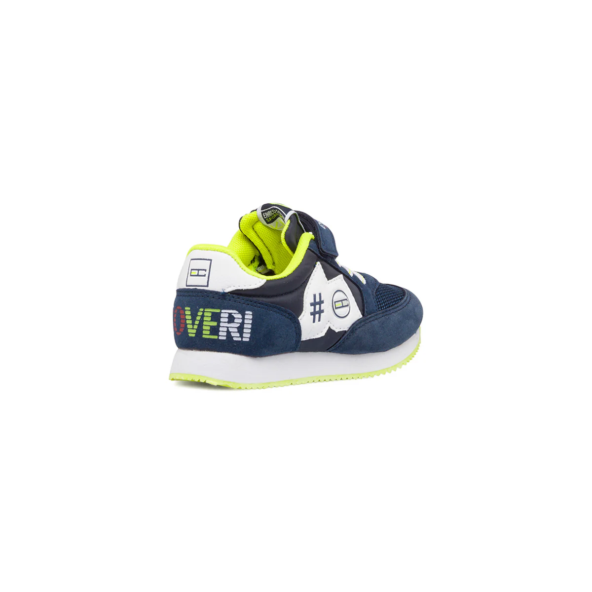 Sneakers blu da bambino con velcro e lacci Enrico Coveri - Image 3