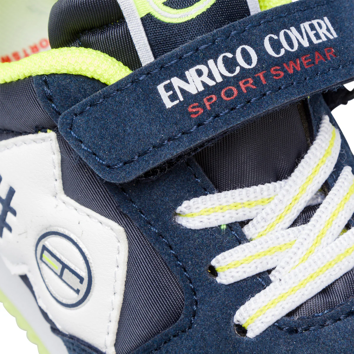 Sneakers blu da bambino con velcro e lacci Enrico Coveri - Image 6