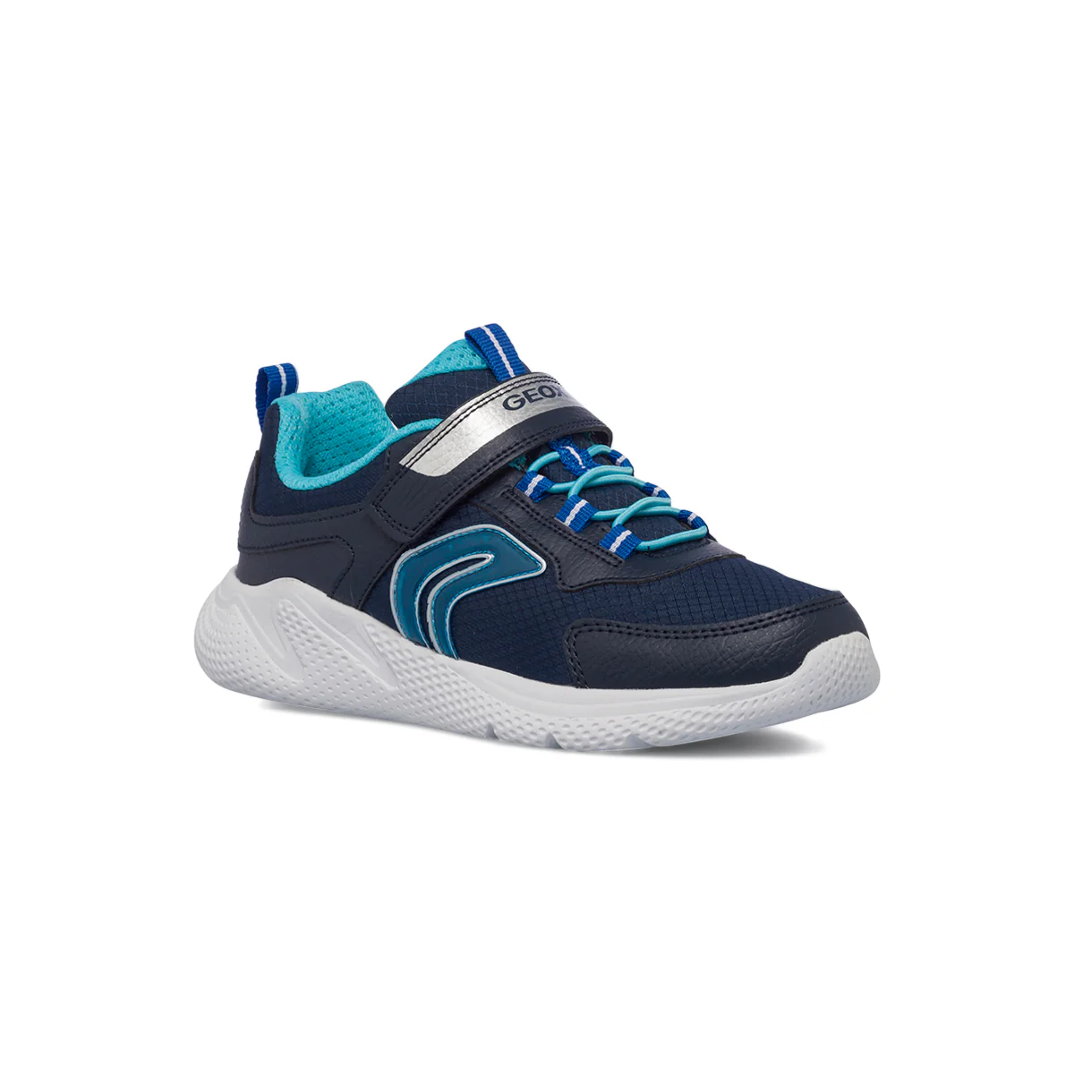 Sneakers blu da bambino Geox Sprintye - Image 2
