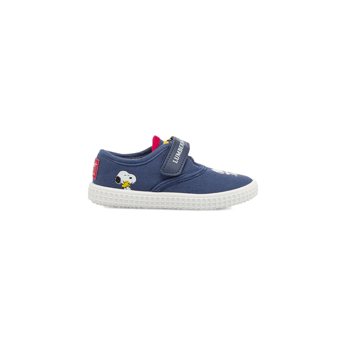 Sneakers blu da Bambino in tela con Snoopy Peanuts Lumberjack