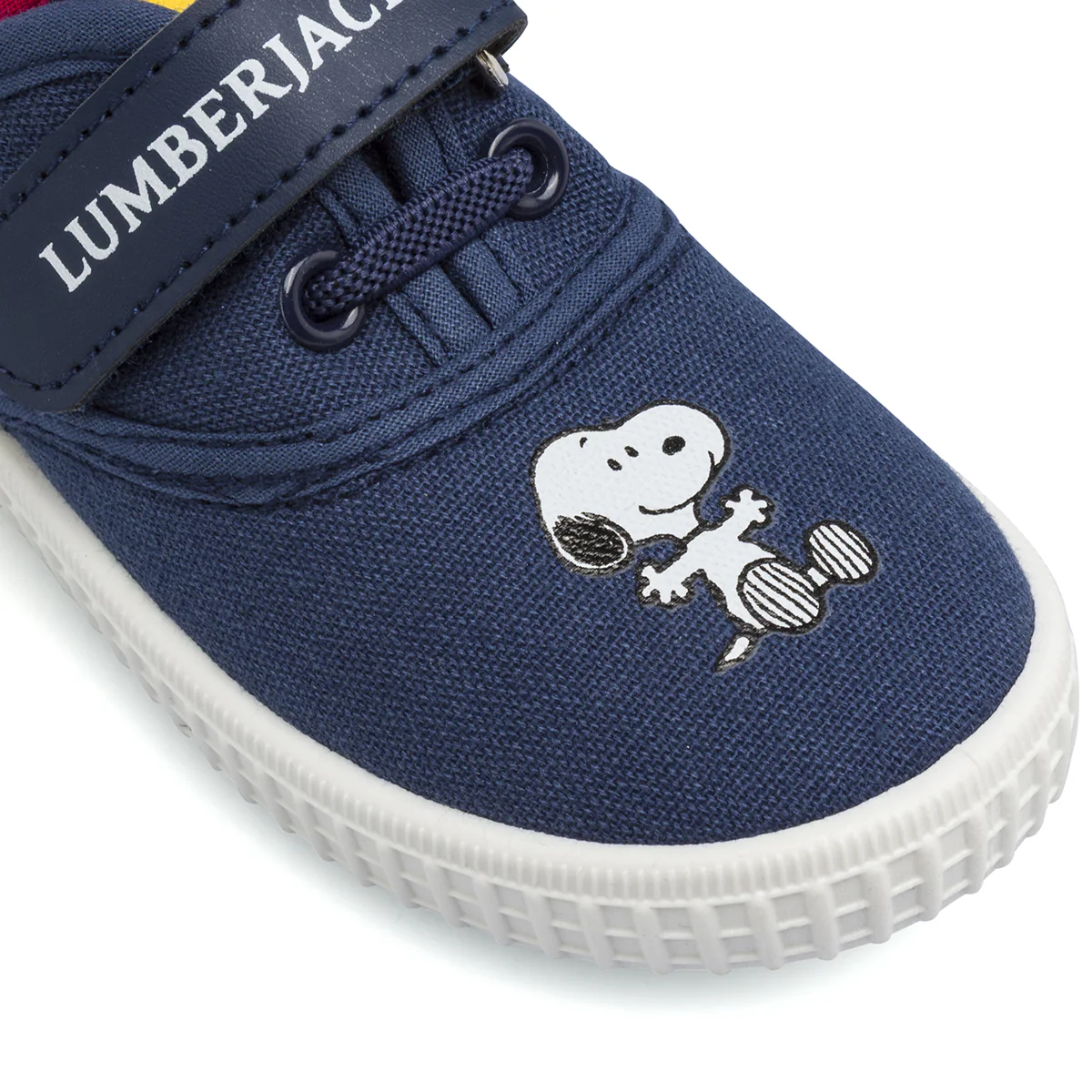 Sneakers blu da Bambino in tela con Snoopy Peanuts Lumberjack - Image 5
