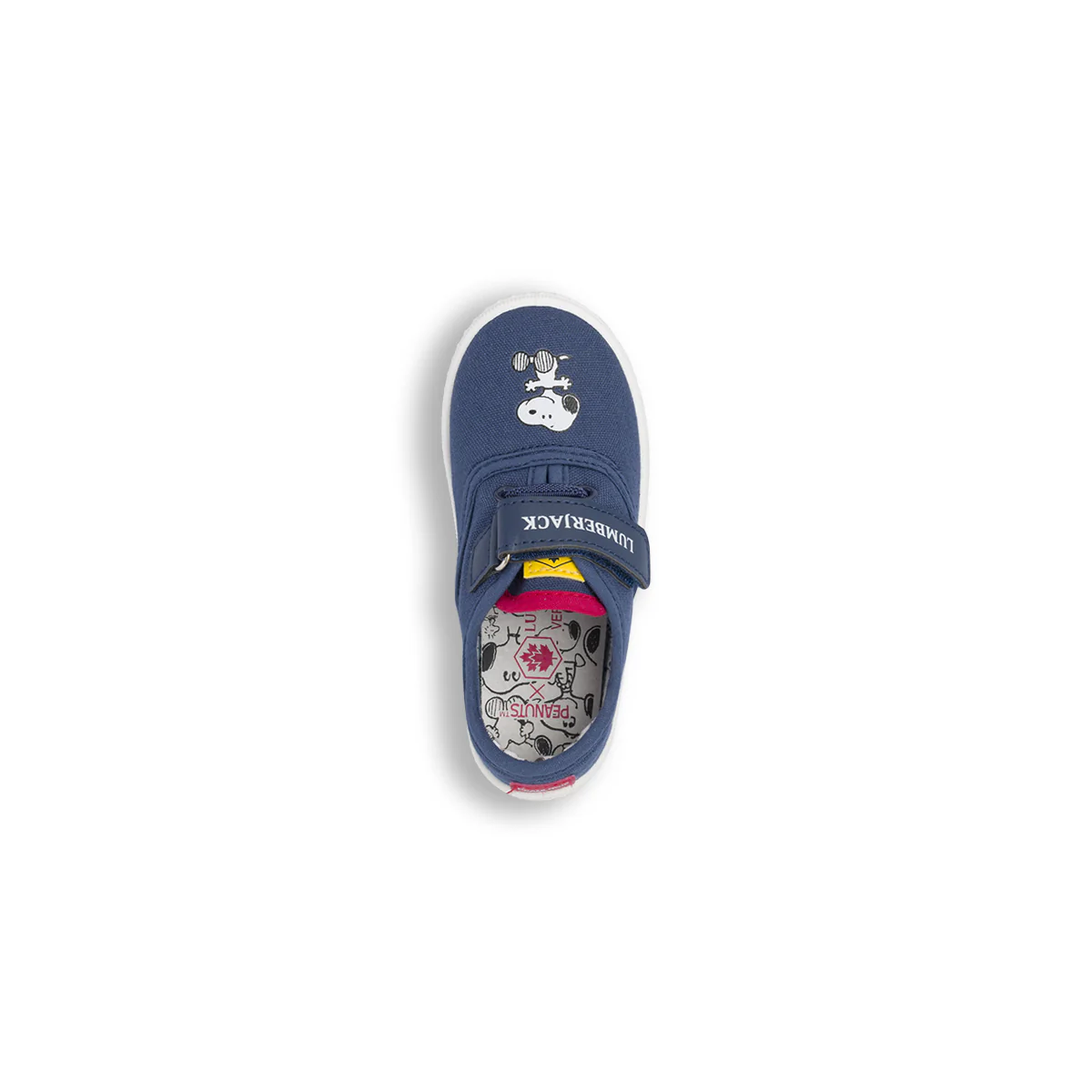 Sneakers blu da Bambino in tela con Snoopy Peanuts Lumberjack - Image 6