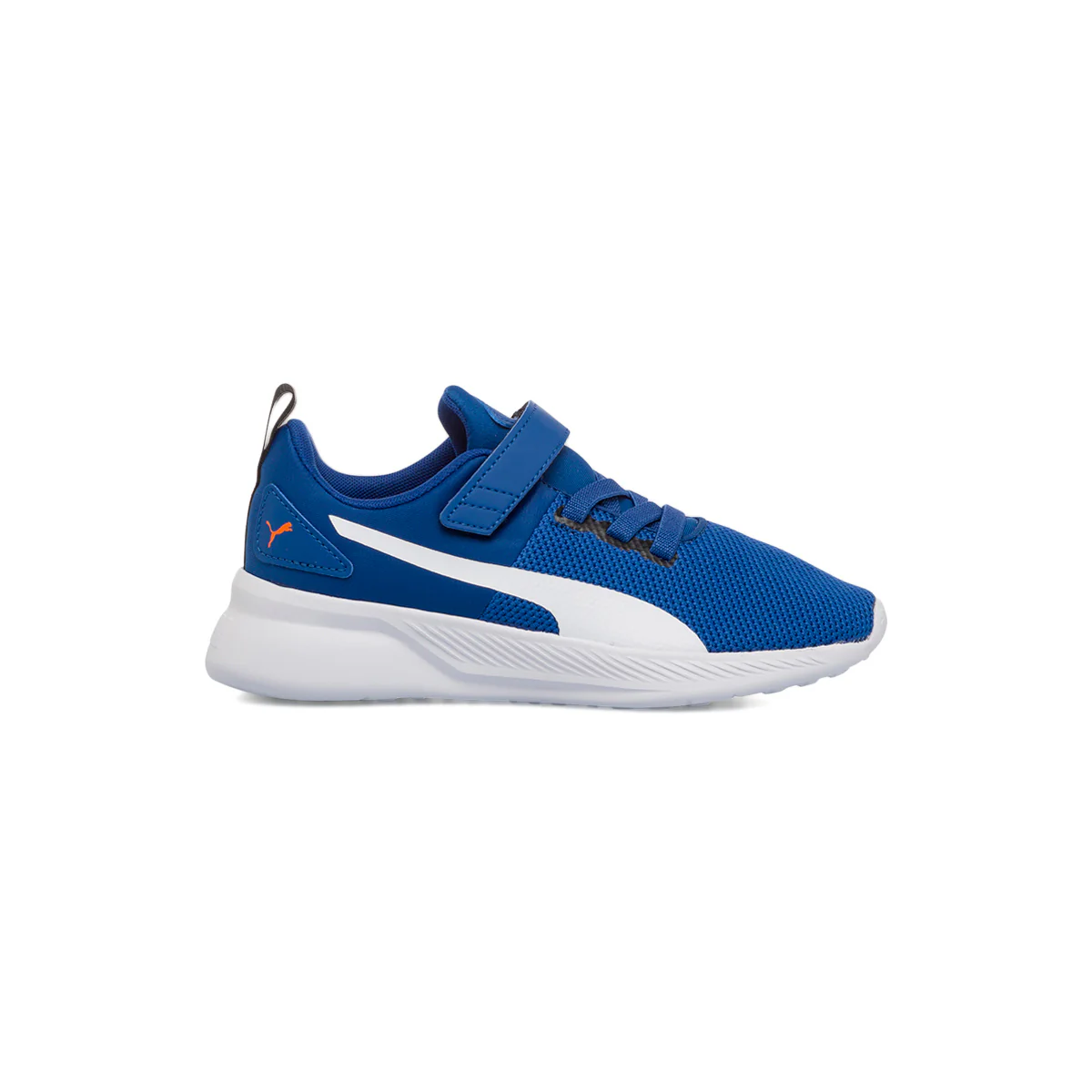 Sneakers blu da bambino in tessuto mesh Puma Flyer Runner V PS