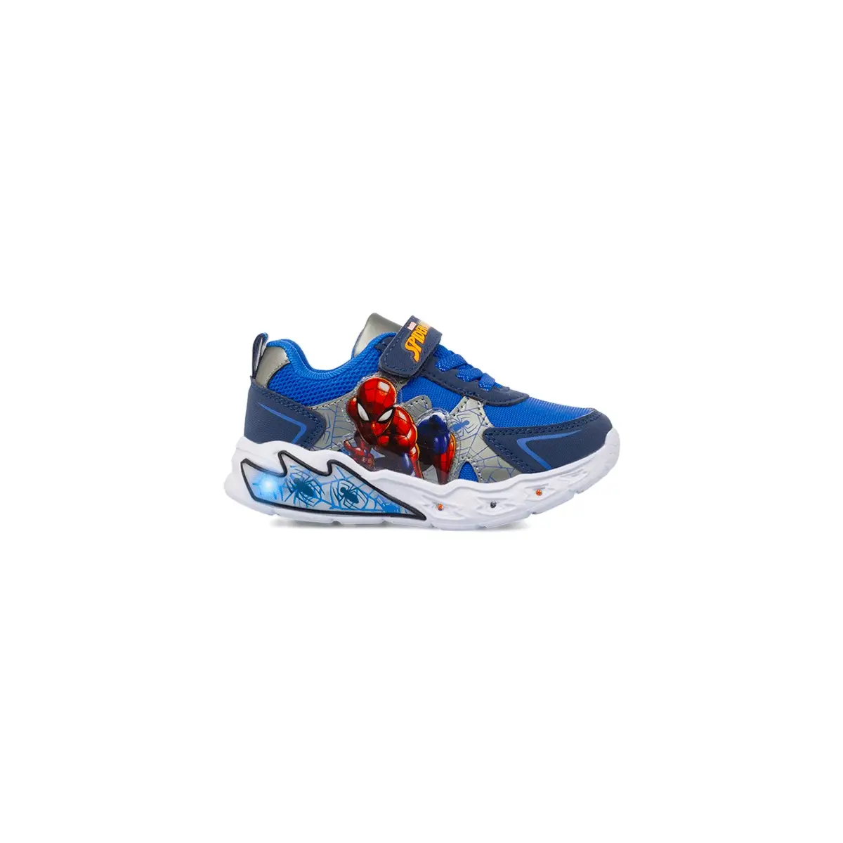 Sneakers blu da Bambino Spiderman con luci