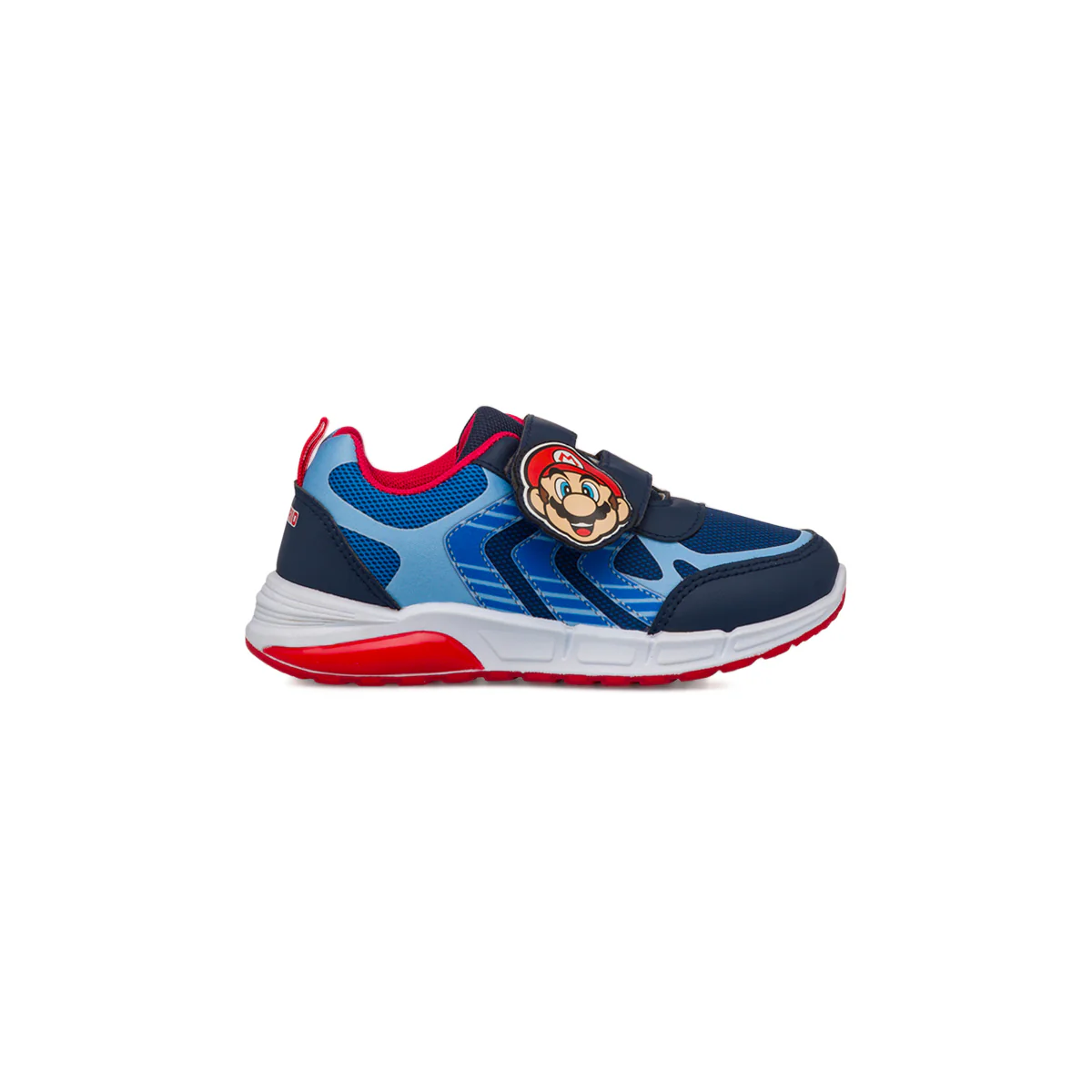 Sneakers blu e rosse da Bambino con luci nella suola Super Mario - Image 2