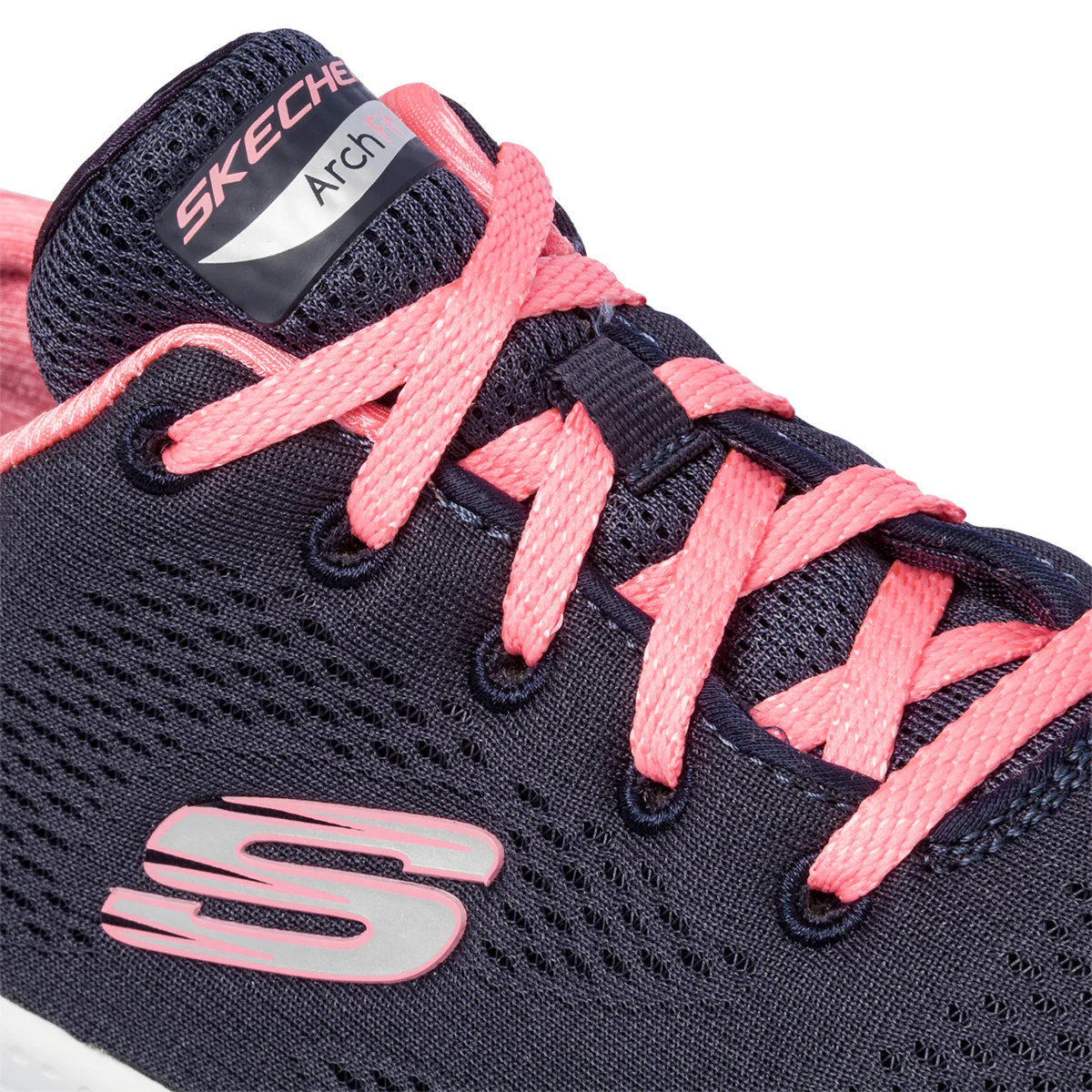 Sneakers blu da donna con soletta Arch-Fit Skechers Comfy Wave - Image 11