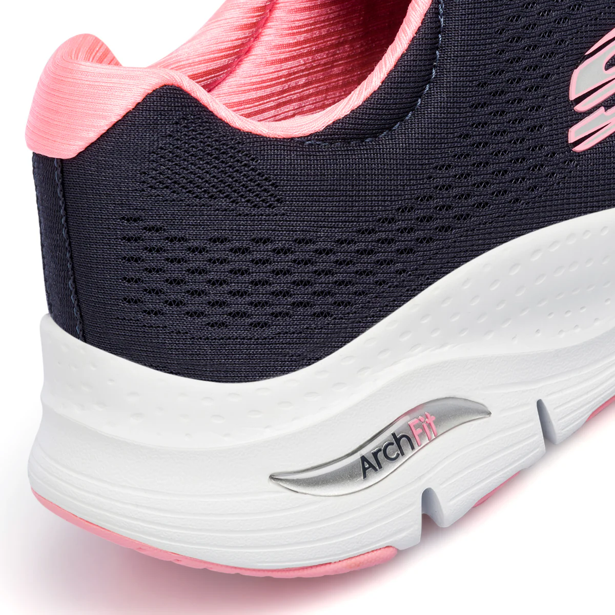 Sneakers blu da donna con soletta Arch-Fit Skechers Comfy Wave - Image 12