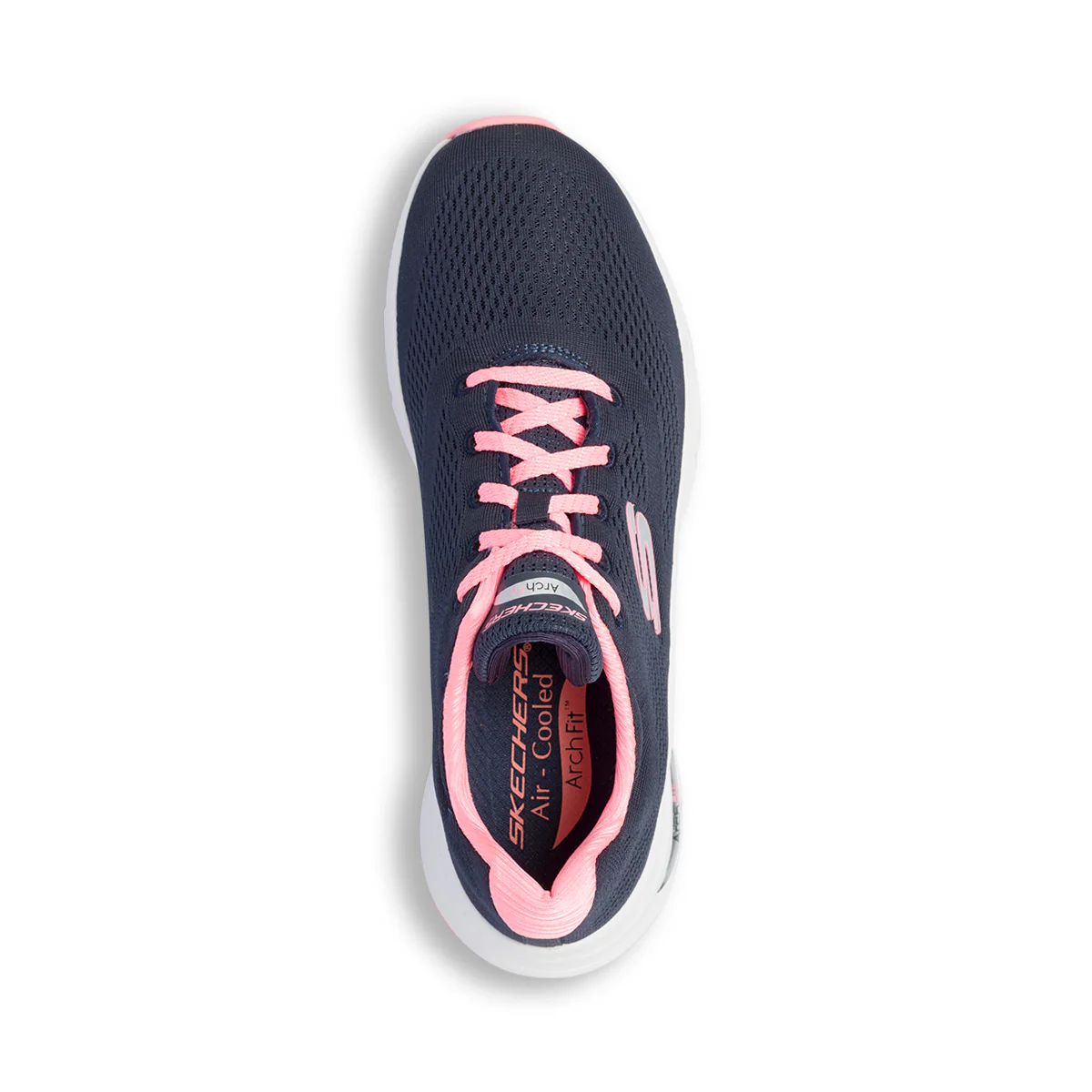 Sneakers blu da donna con soletta Arch-Fit Skechers Comfy Wave - Image 13