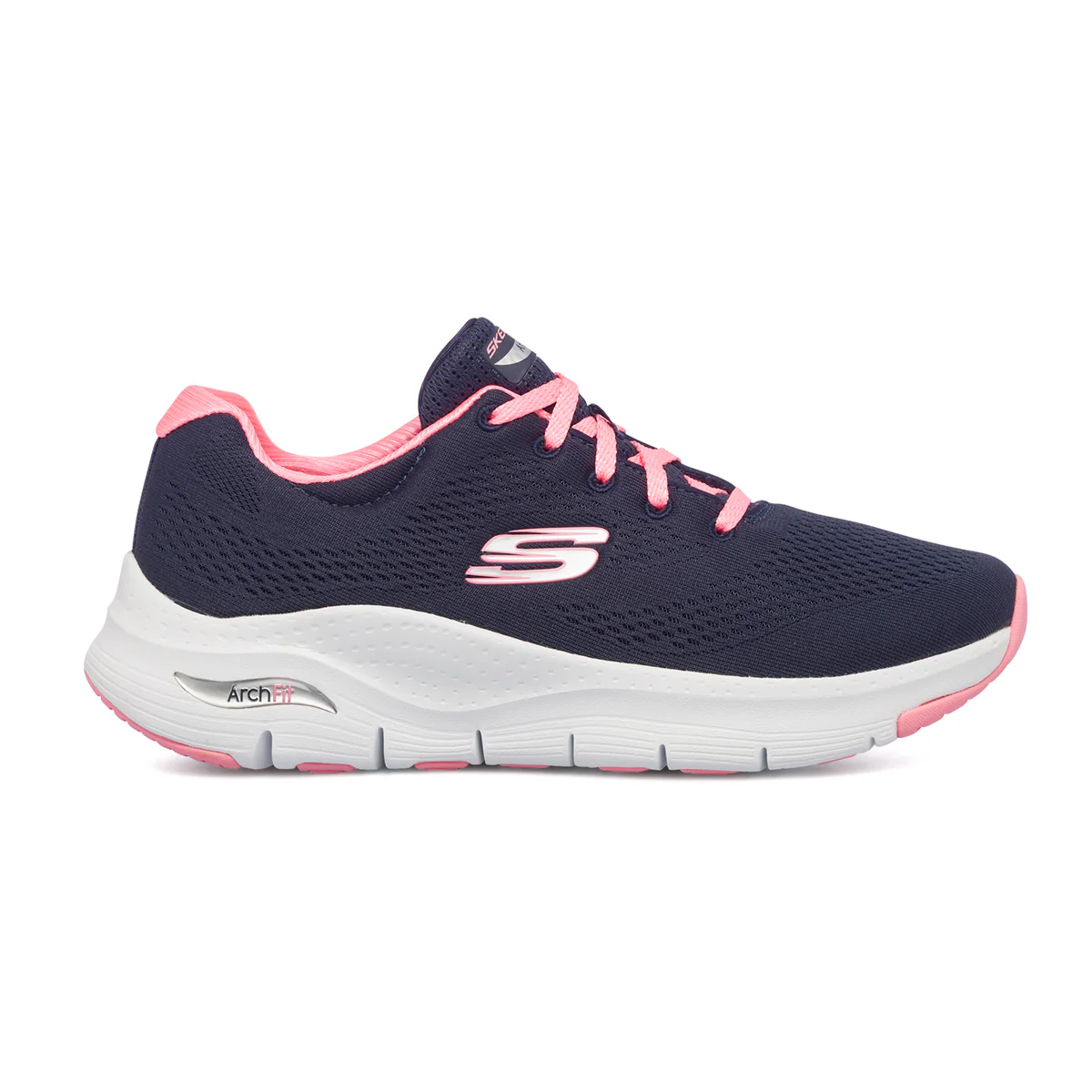 Sneakers blu da donna con soletta Arch-Fit Skechers Comfy Wave - Image 6