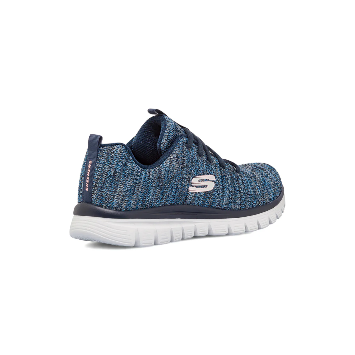 Sneakers blu da donna con sottopiede in memory foam Skechers Graceful - Image 3