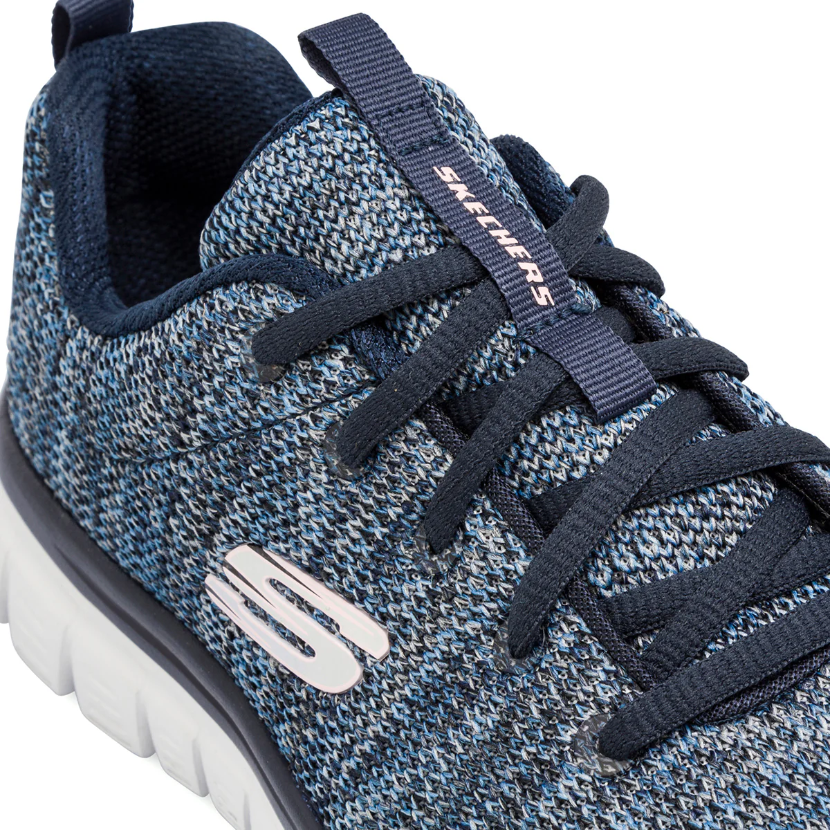 Sneakers blu da donna con sottopiede in memory foam Skechers Graceful - Image 5