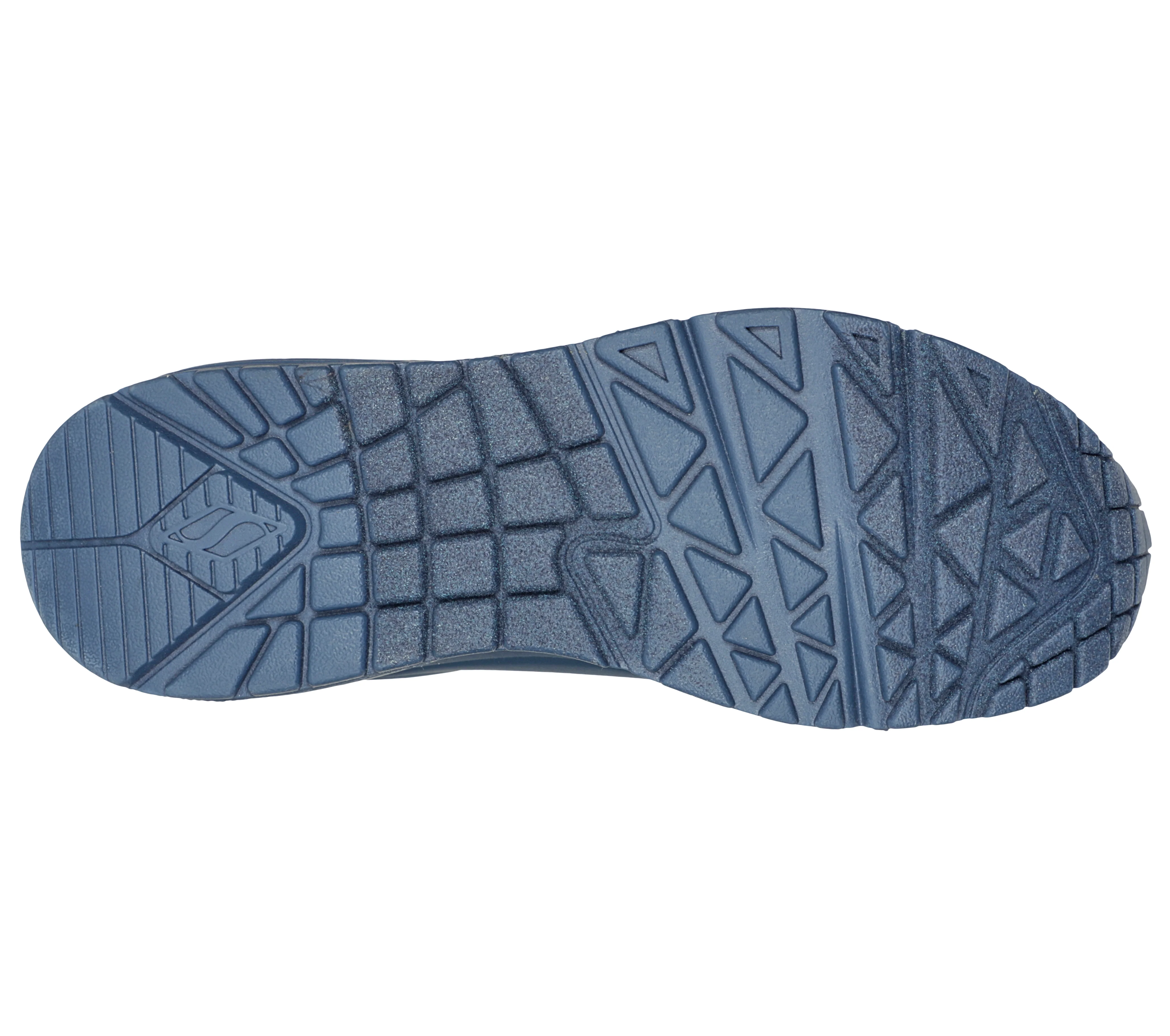 Sneakers blu da donna con suola ad aria Skechers Uno - Image 3