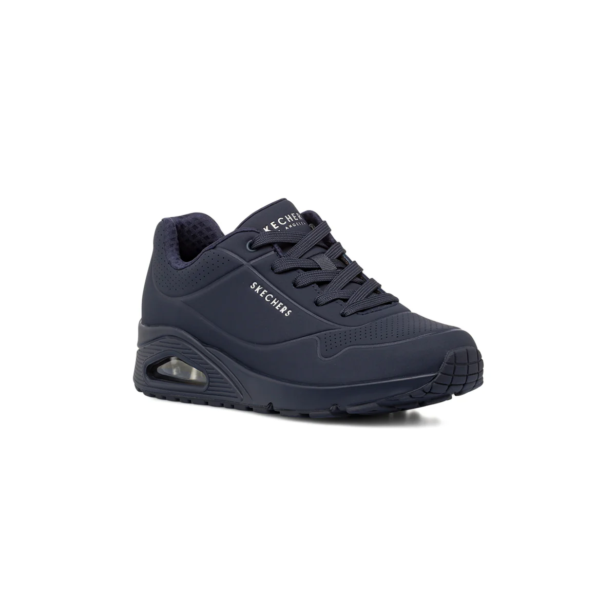 Sneakers blu da Donna con suola in tono Skechers UNO - Image 2
