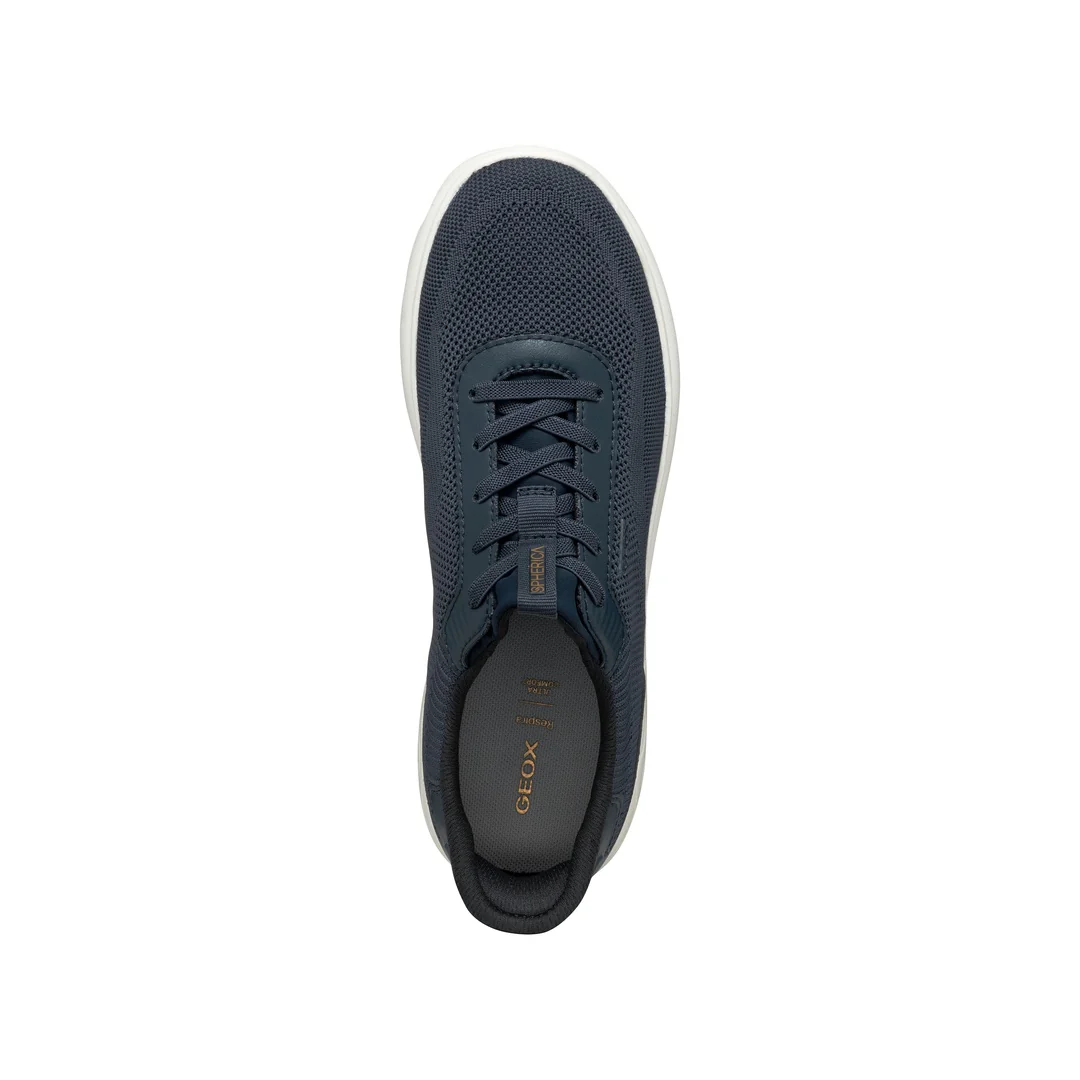 Sneakers blu da Donna con suola traspirante Geox Spherica Plus Fast In - Image 6