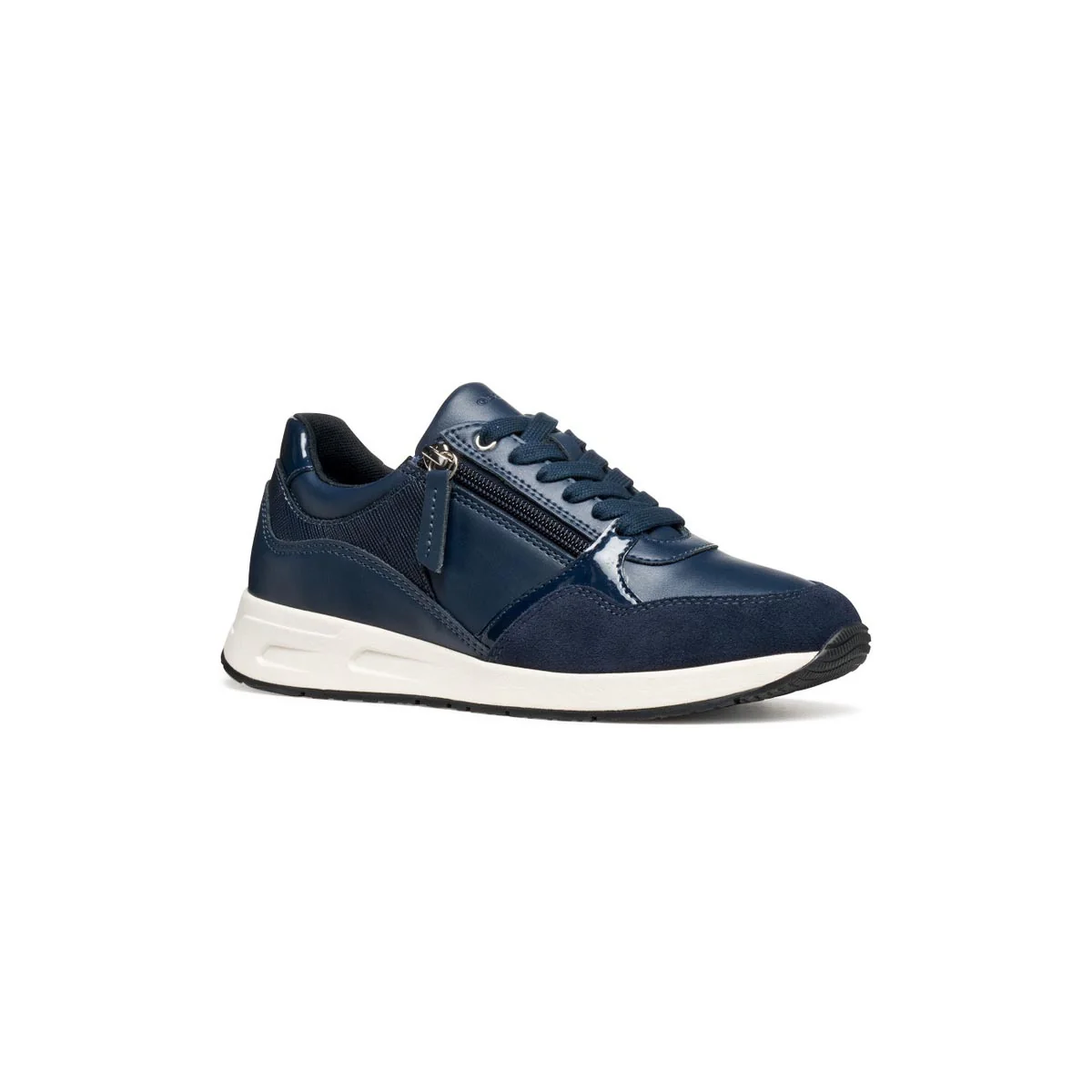 Sneakers blu da Donna con zip Geox e suola traspirante - Image 2