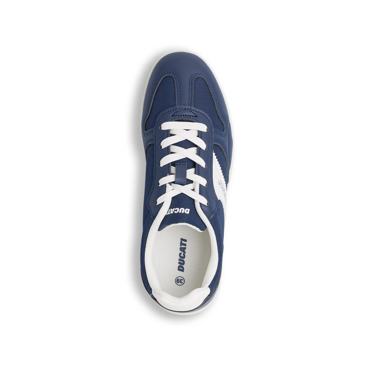Sneakers blu da Ragazzo con dettaglio bianco laterale e logo Ducati - Image 5