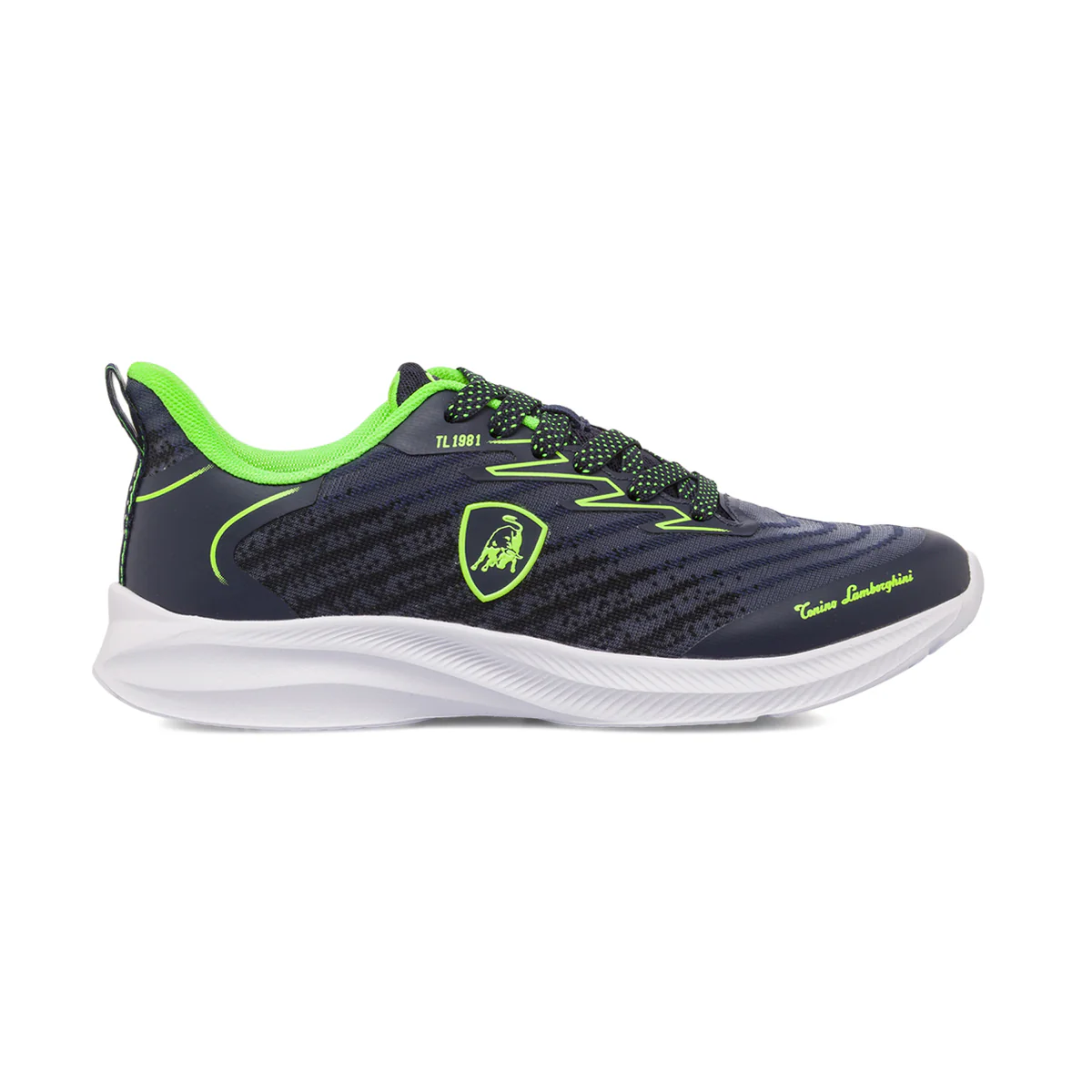Sneakers blu da Ragazzo con inserti fluo Tonino Lamborghini