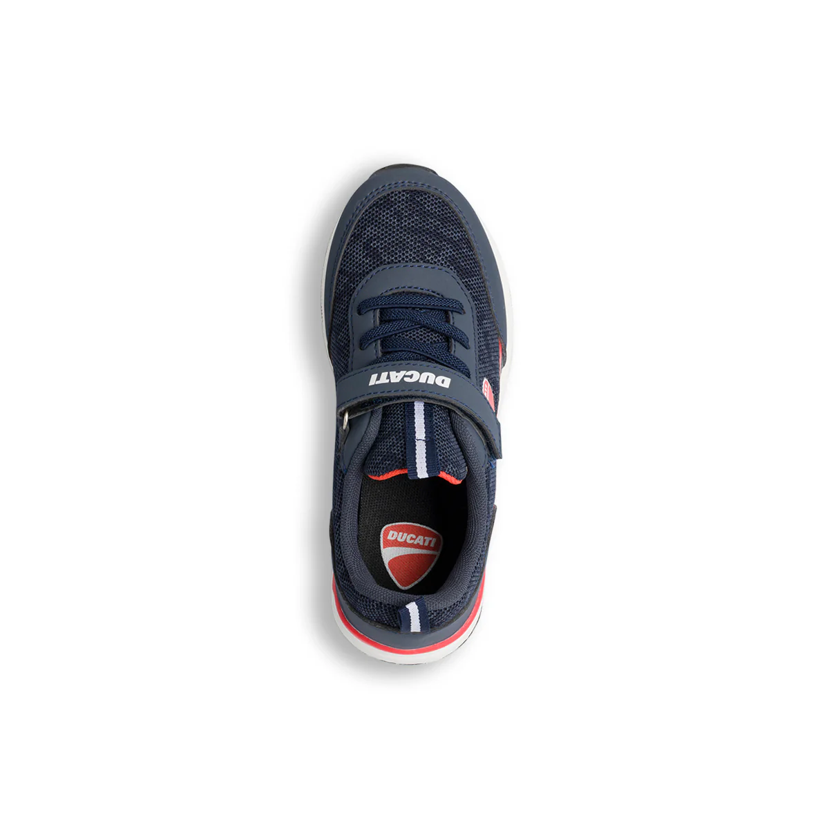 Sneakers blu da ragazzo con logo laterale Ducati - Image 5