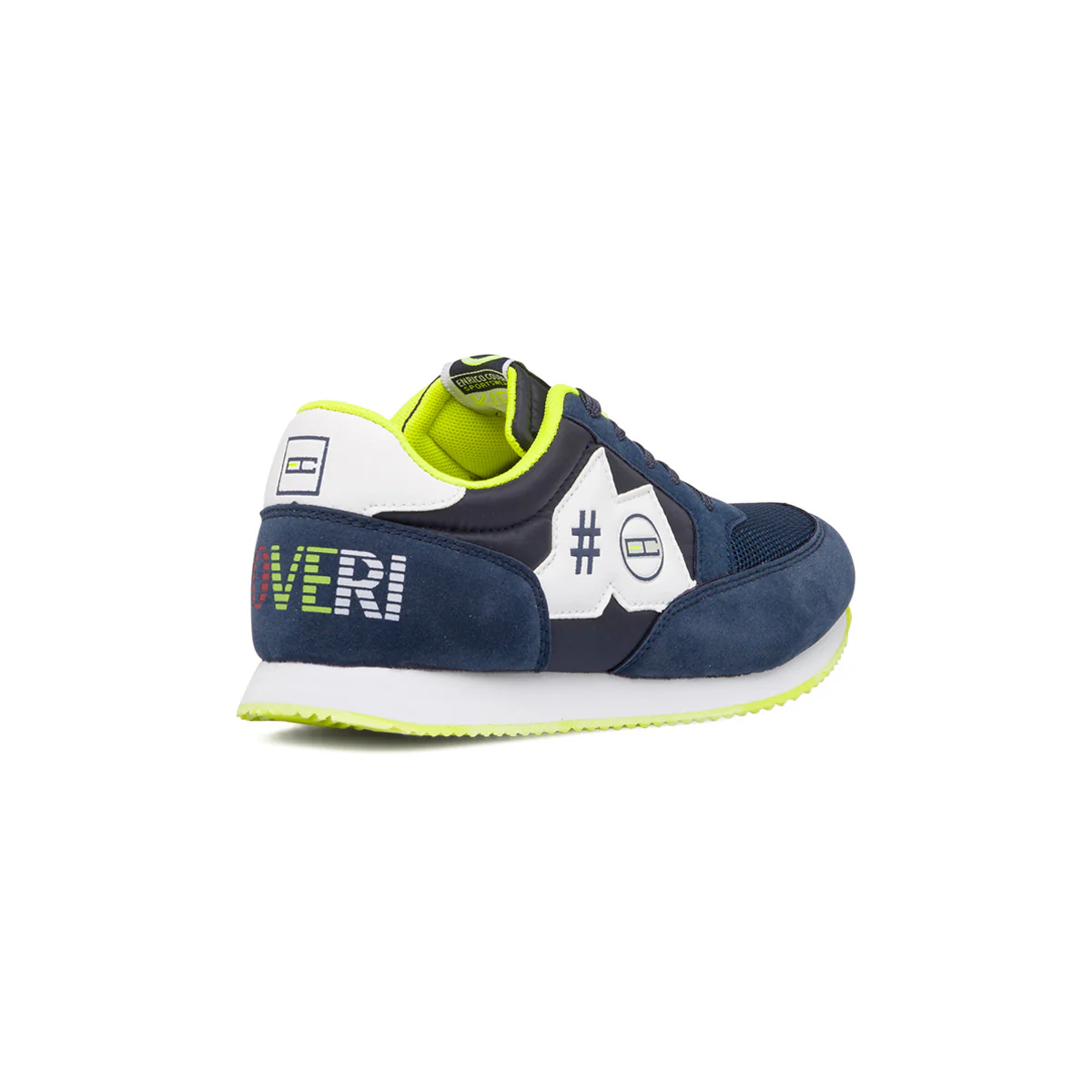 Sneakers blu da ragazzo con logo laterale Enrico Coveri - Image 3