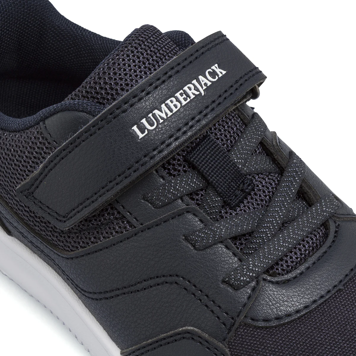 Sneakers blu da Ragazzo con strappo e inserti in mesh Lumberjack - Image 5