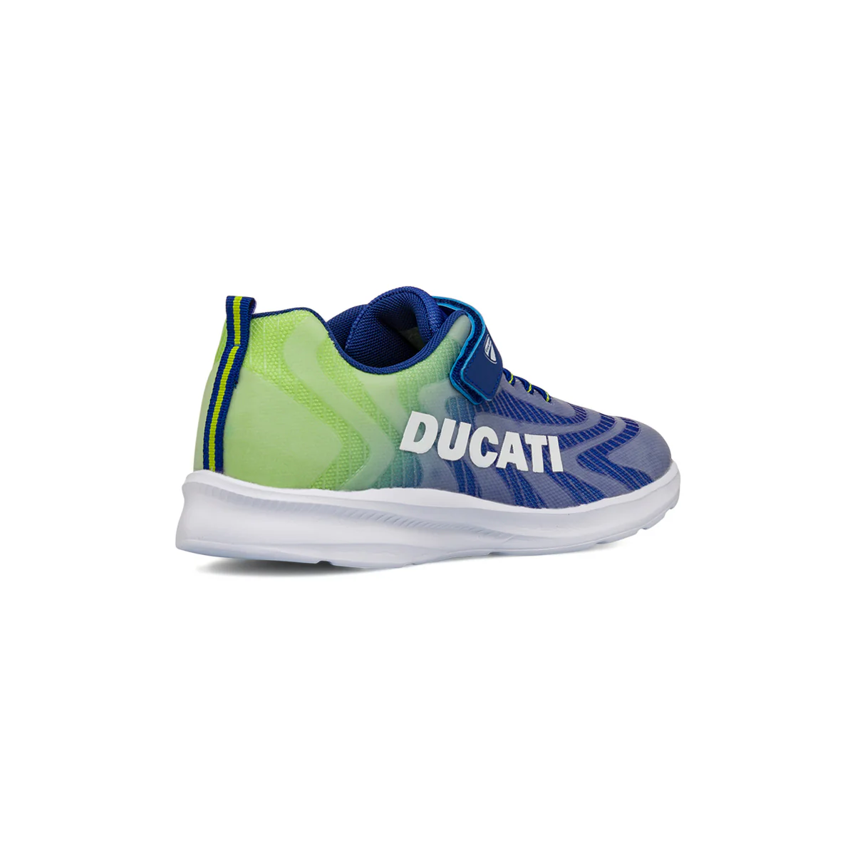 Sneakers blu da Ragazzo con strappo e Logo laterale Ducati - Image 3