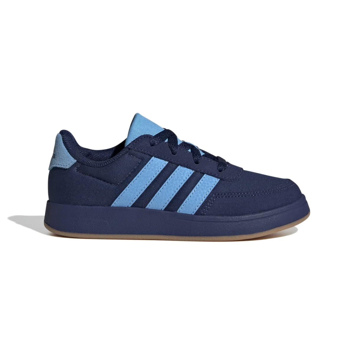 Sneakers blu da ragazzo con strisce azzurre adidas Breaknet 2.0 K