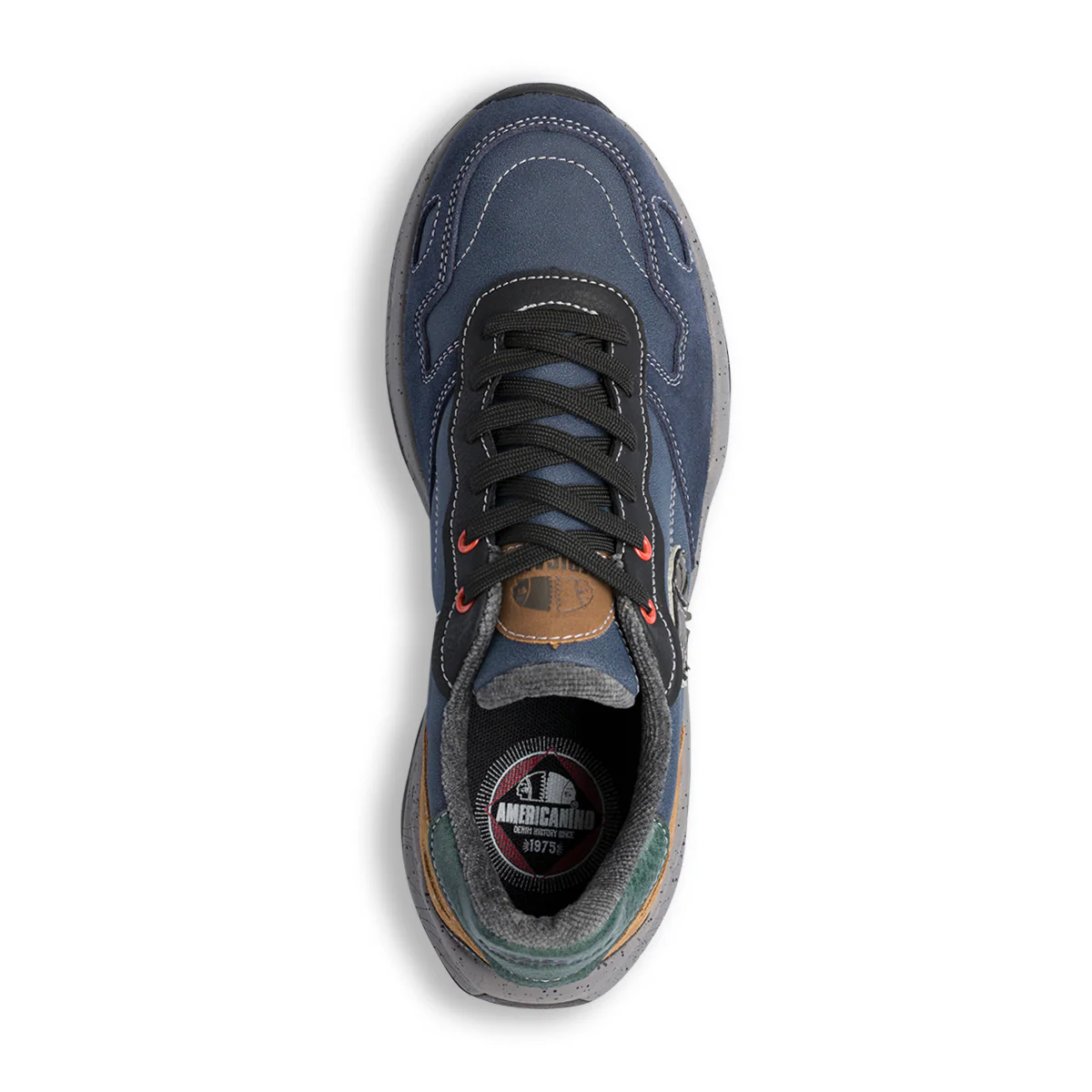 Sneakers blu da uomo Americanino - Image 5