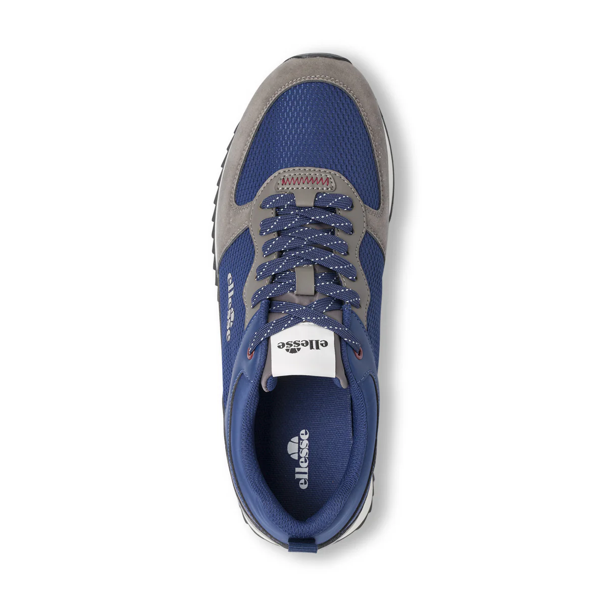 Sneakers blu da Uomo con dettagli effetto scamosciato grigi Ellesse - Image 6