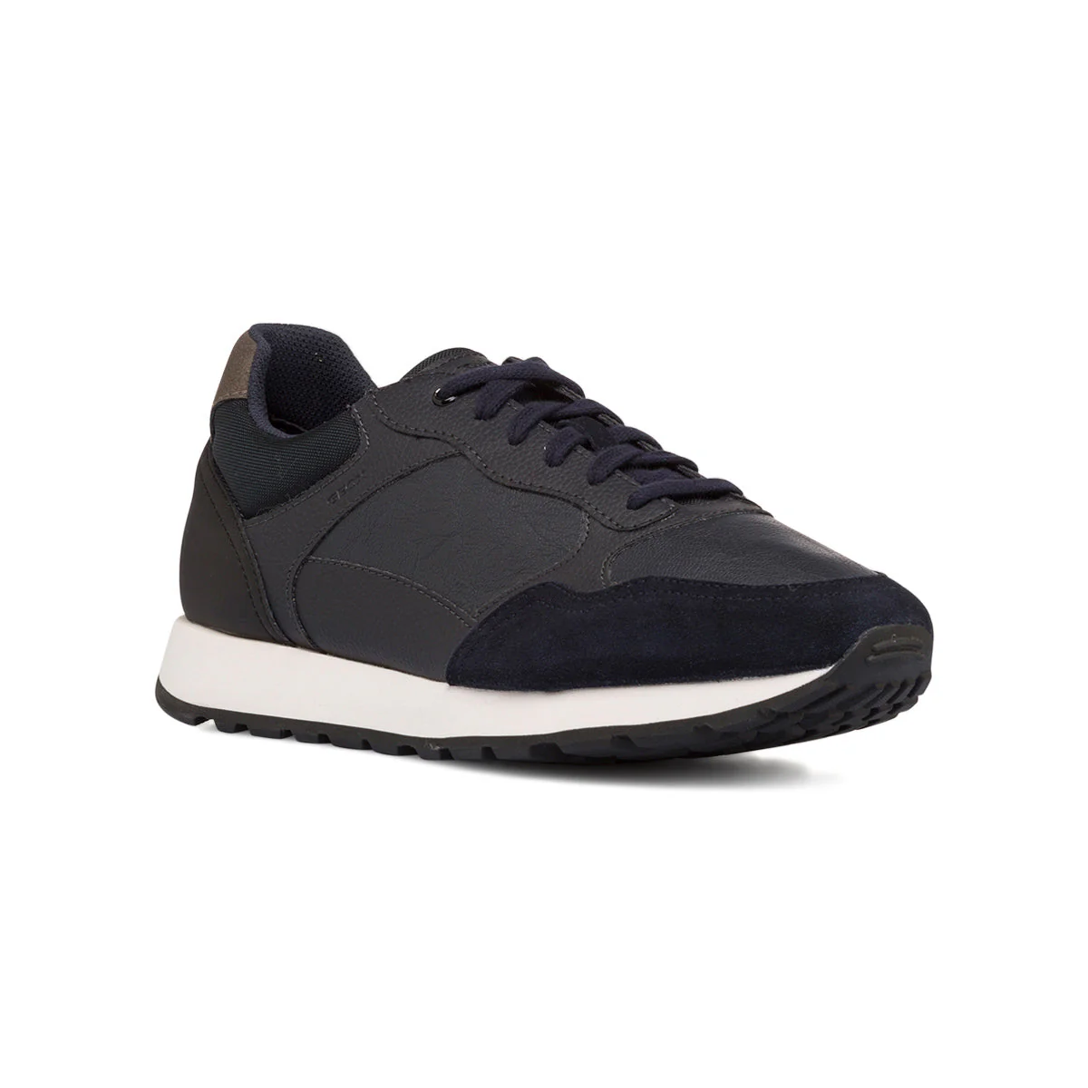 Sneakers blu da uomo con dettagli grigi Geox Vicenda - Image 2
