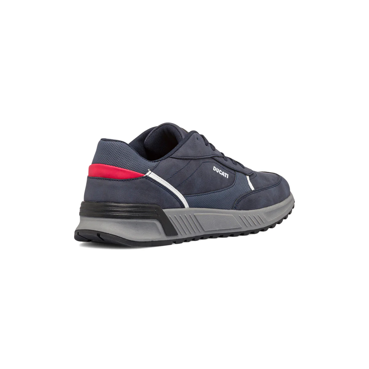 Sneakers blu da uomo con dettagli rossi Ducati - Image 3