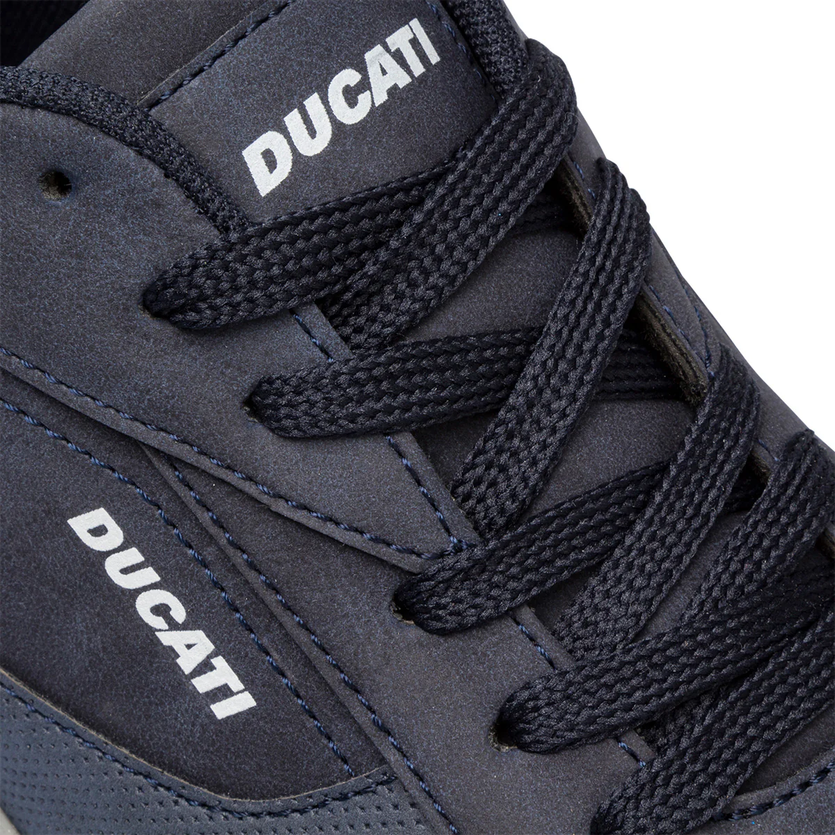 Sneakers blu da uomo con dettagli rossi Ducati - Image 6