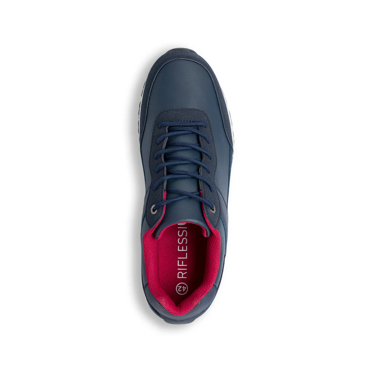 Sneakers blu da uomo con dettagli rossi Riflessi Urbani - Image 10