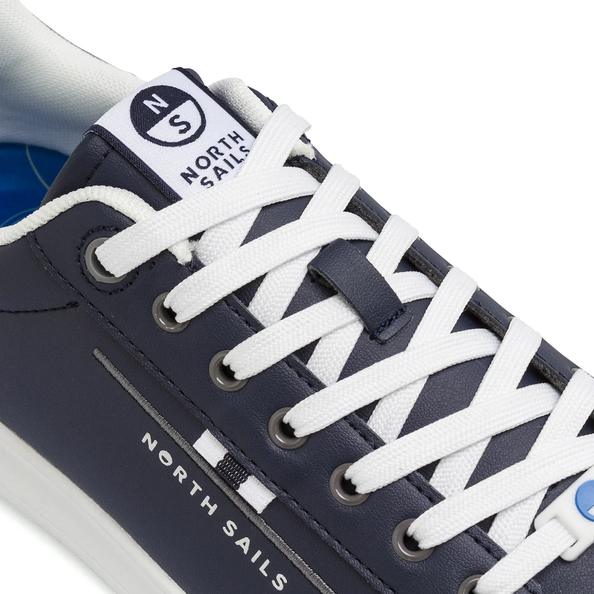 Sneakers blu da Uomo con dettaglio effetto scamosciato North Sails - Image 5