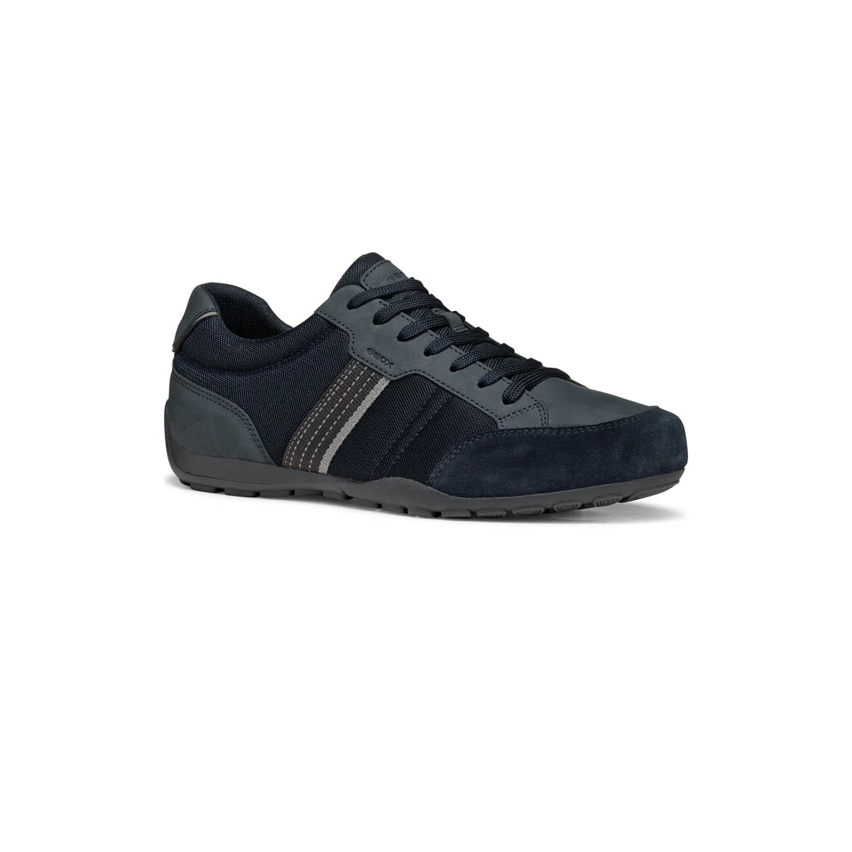 Sneakers blu da Uomo con dettaglio laterale e suola traspirante Geox - Image 2