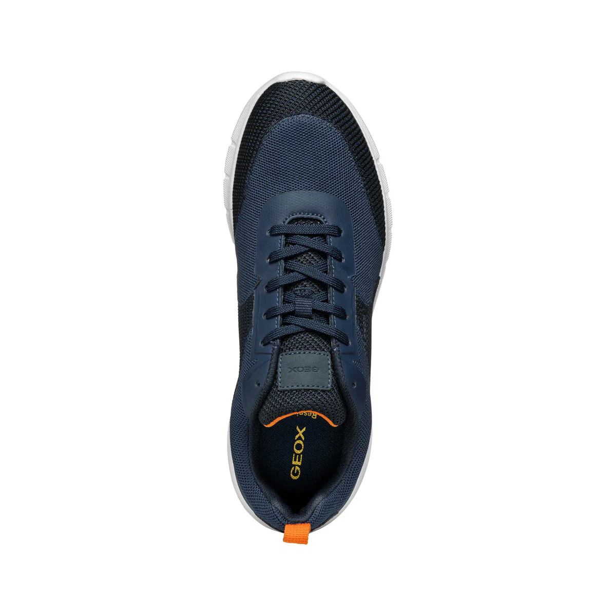 Sneakers blu da Uomo con inserti in contrasto e suola traspirante Geox - Image 5